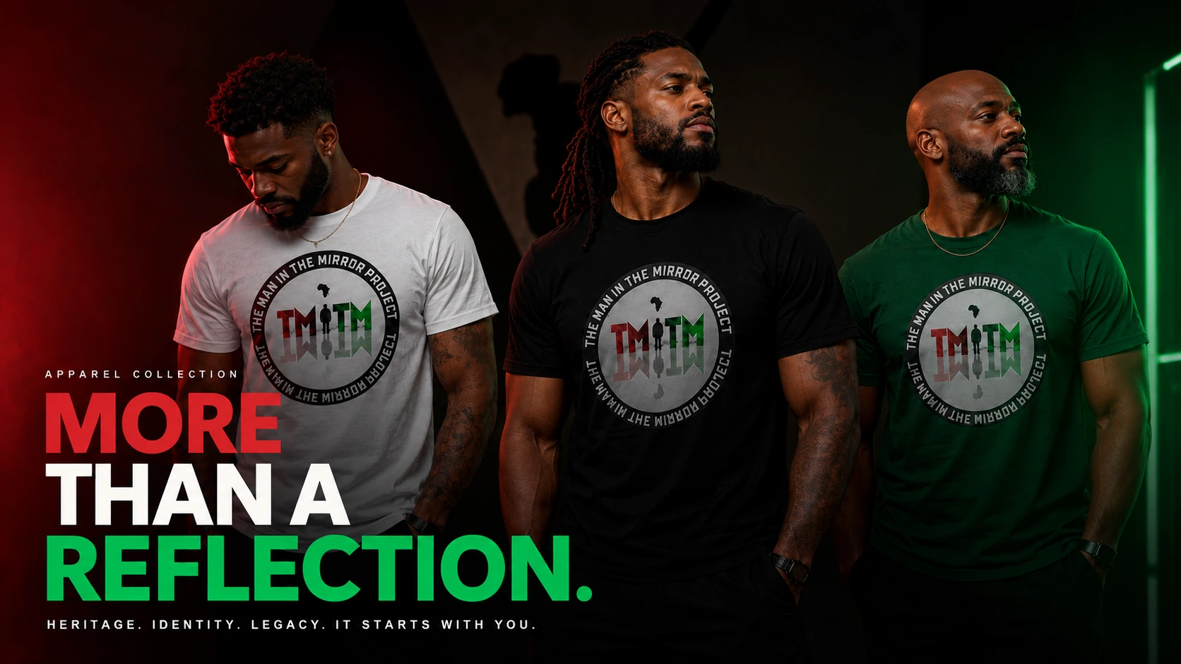 The Man In The Mirror Project apparel collection — More Than A Reflection