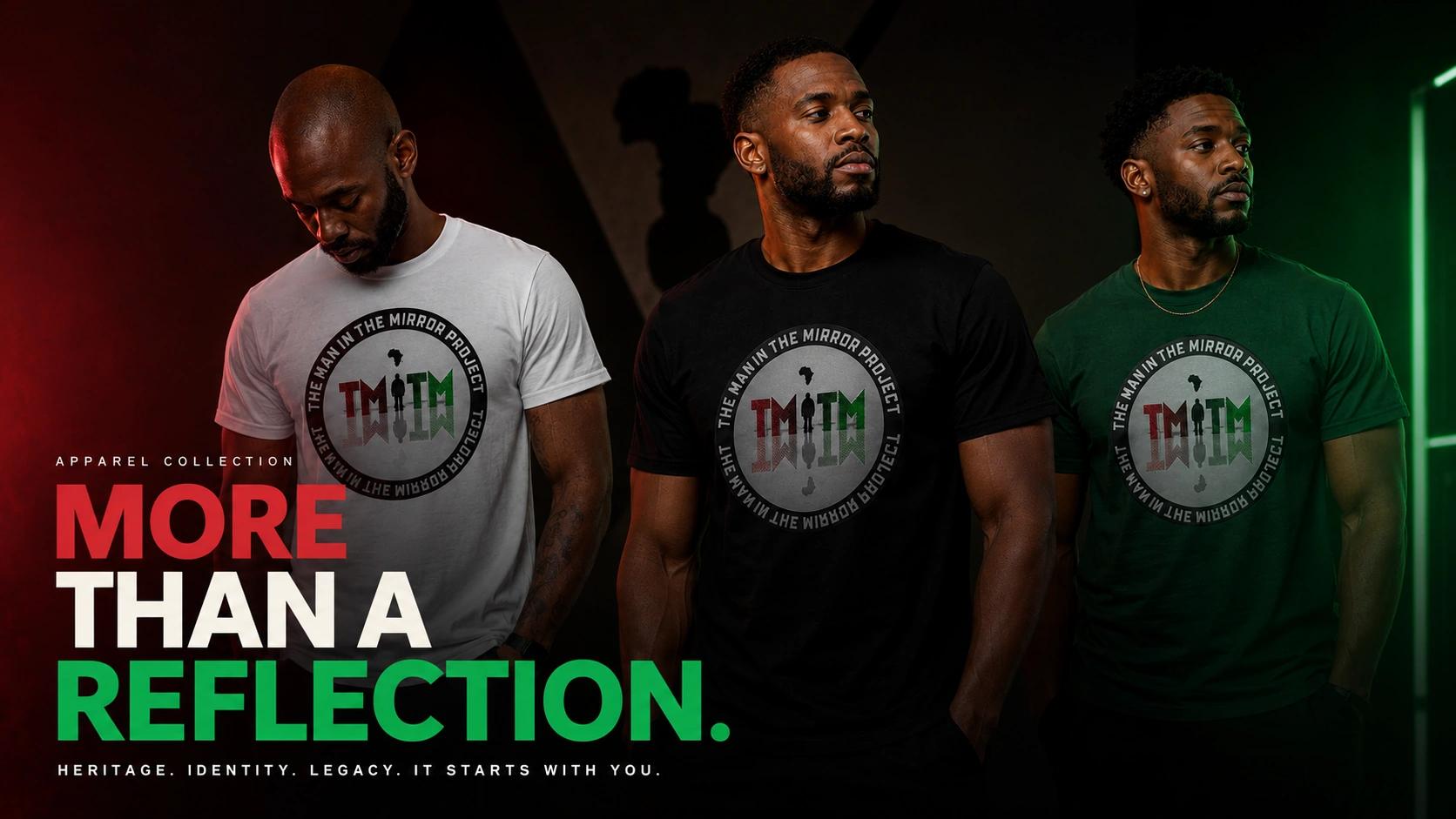 The Man In The Mirror Project apparel collection — More Than A Reflection