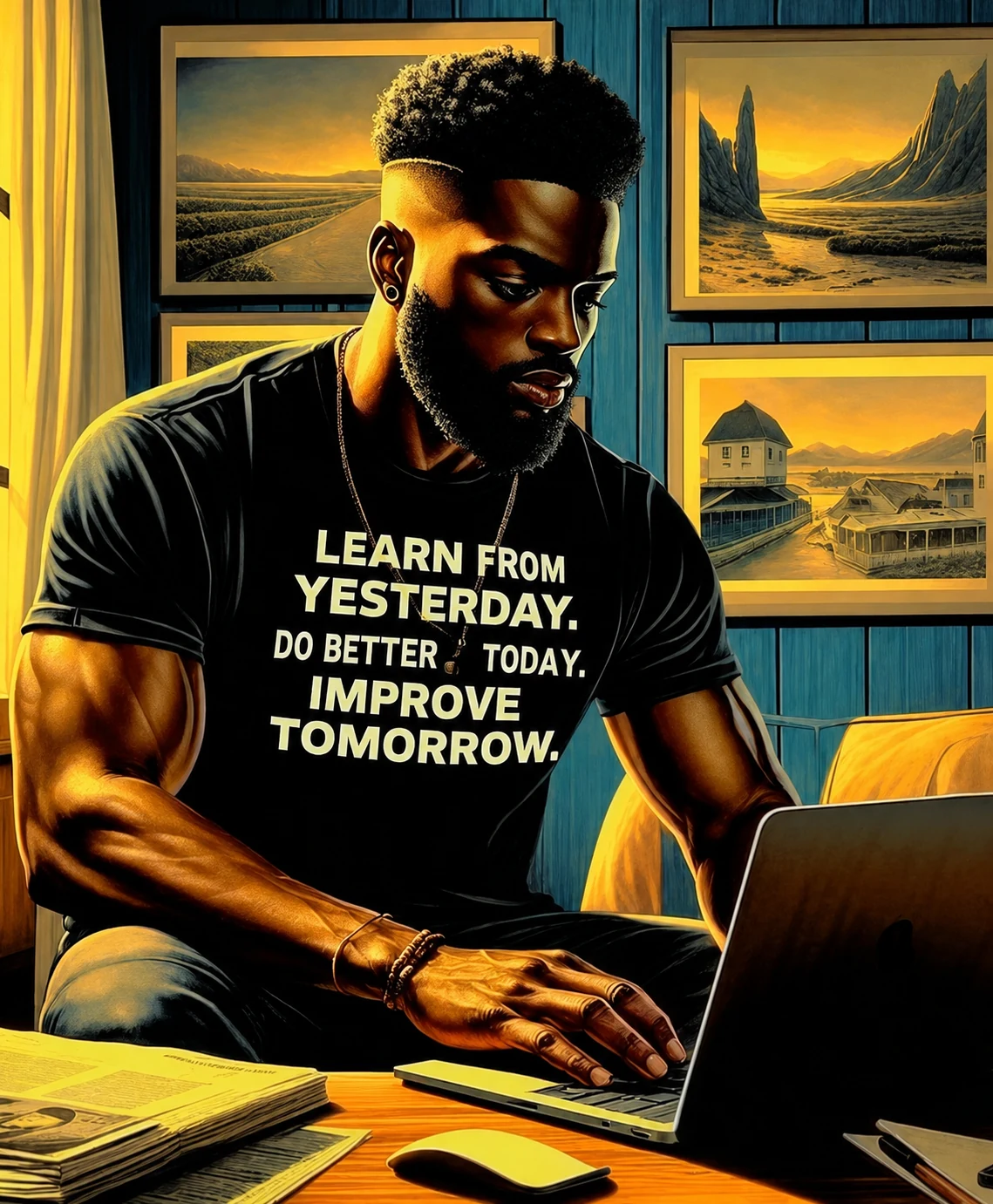 Learn from yesterday, do better today, improve tomorrow