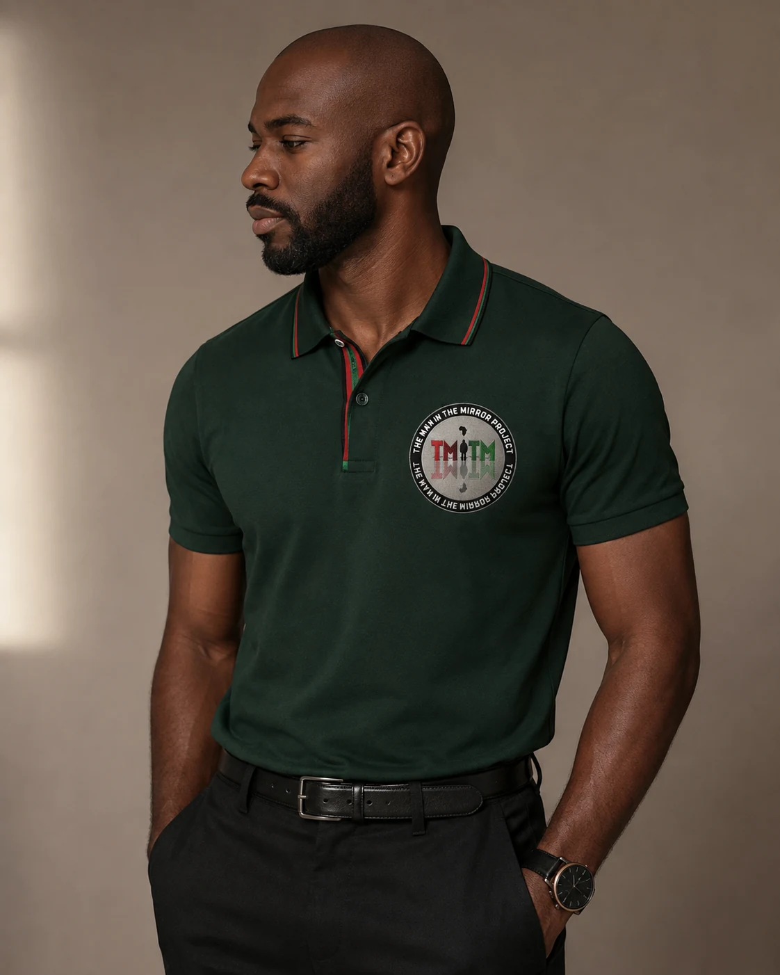 Green TMITM polo
