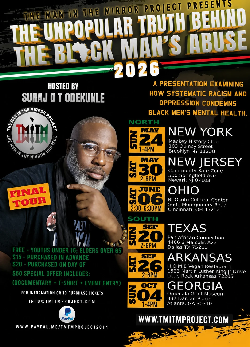 The Unpopular Truth Behind the Black Man's Abuse 2026 tour
